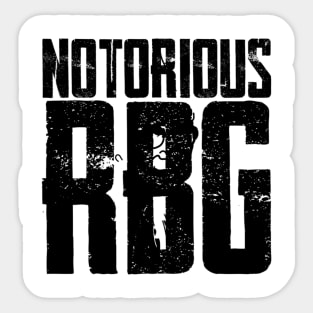 Notorious RBG Outline Sticker